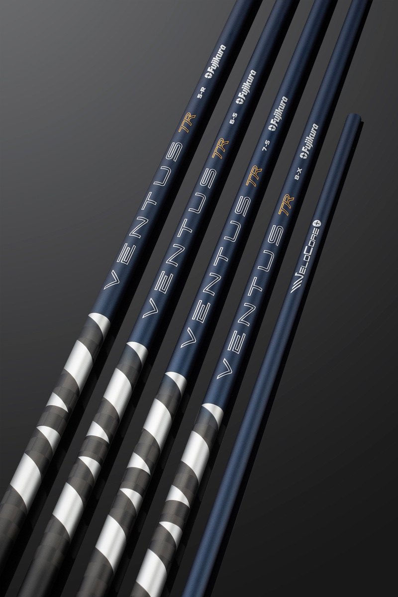 Fujikura Ventus TR Blue+ with VeloCore+ wood shafts in 5, 6, 7 and 8 weights